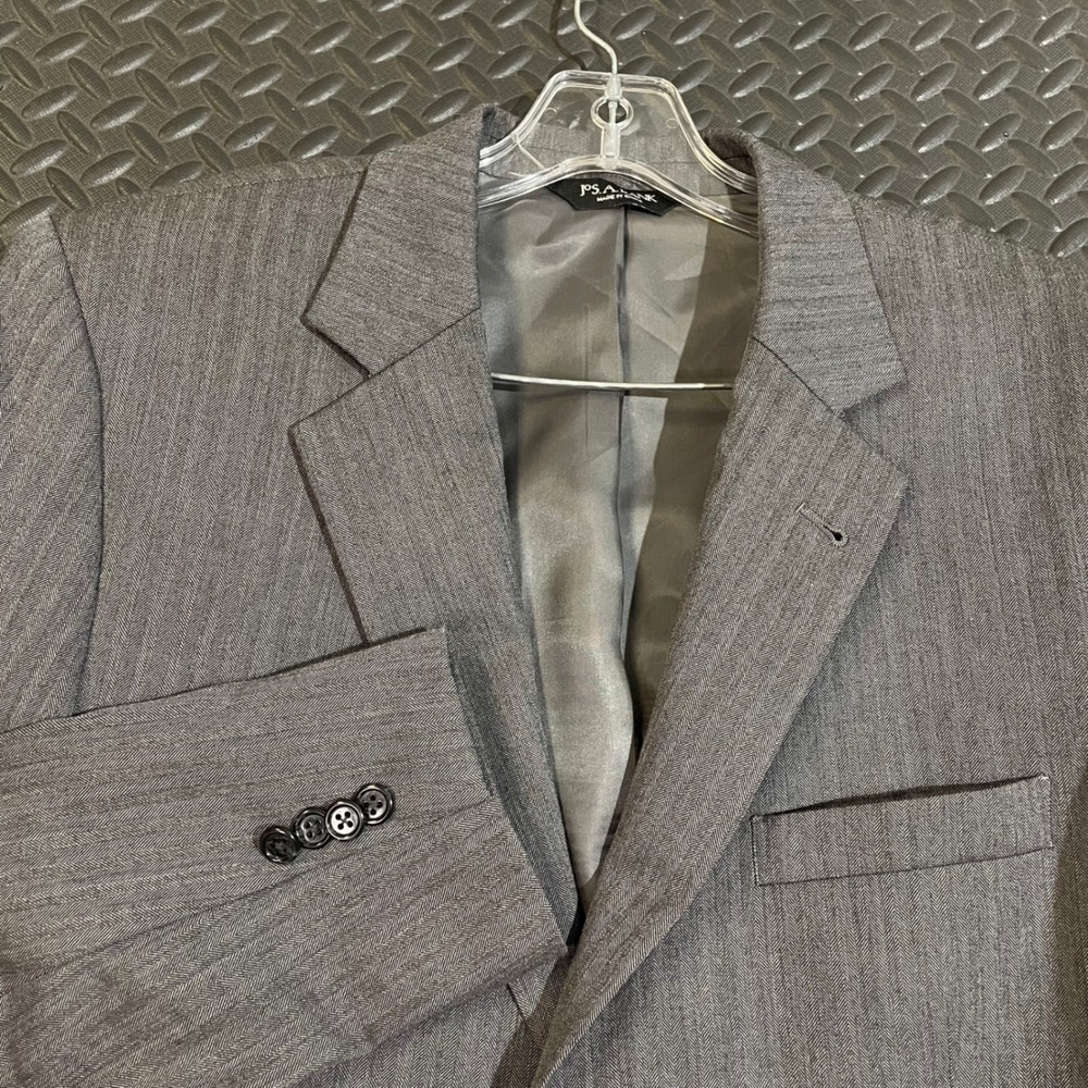 Jos. A. Bank Signature Collection Wool Gray 2 Button Blazer Jacket Men‎ Size 42R